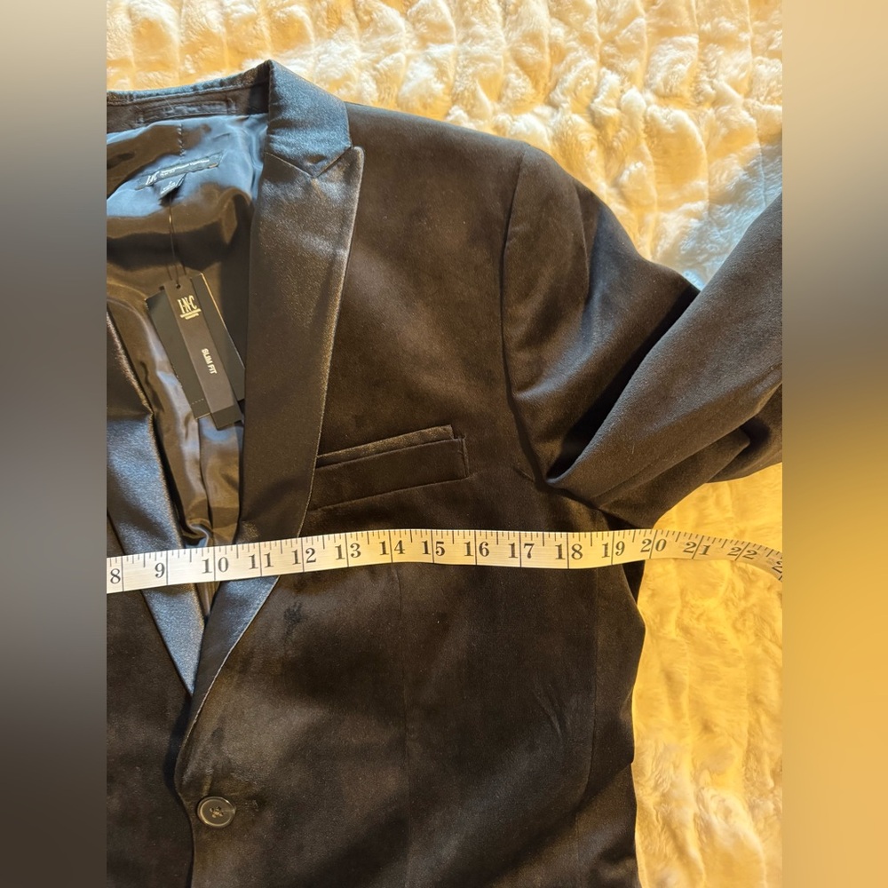 INC International Concepts Black Women’s Satin Trim Tuxedo Blazer Size Small NWT - Picture 6 of 11